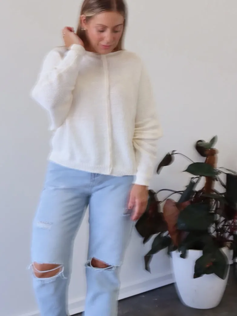 Kaia Knit - Vanilla Durable Weave Lightweight insulation