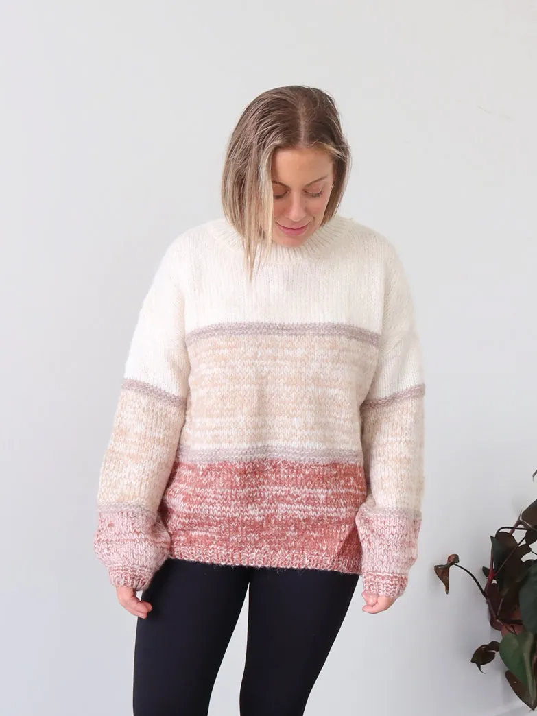 Cozy Weekend Elodie Knit - Taupe