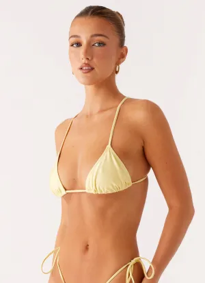 Molded Cups Soffa Bikini Top - Yellow