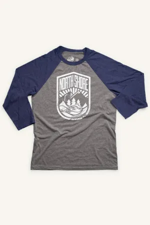 North Shore Crest Baseball Shirt (Unisex) Casual Choice