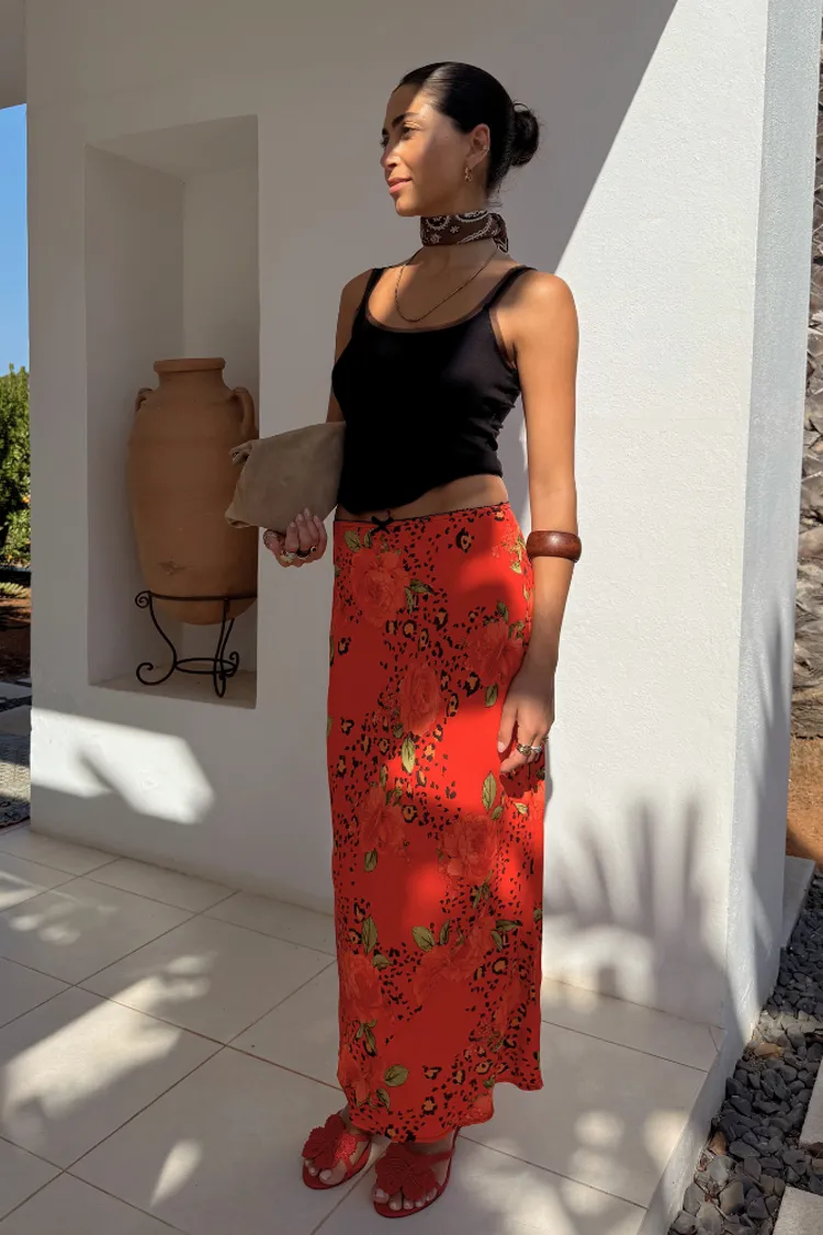 Rosie Maxi Skirt Clean Cut