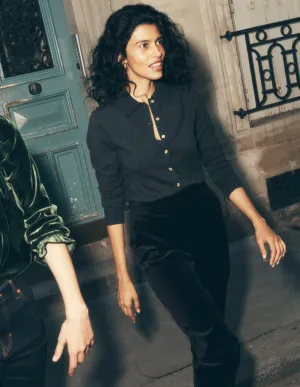 Briony Stitch Cardigan-Charcoal Melange Stylish Choice NonRestrictive Fit