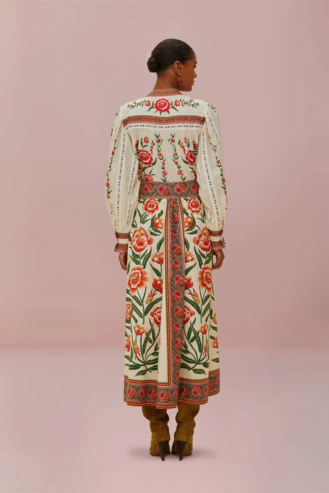 Off-White Ainika Delicate Midi Skirt Summer Picnic