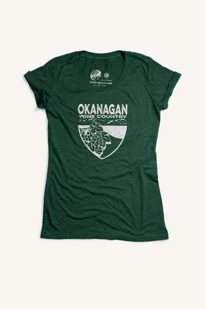 Okanagan Wine Country T-shirt (Womens) Flattering Cut