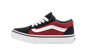 Old Skool PS "Twill Red Multi" Footstep Care Sports fan