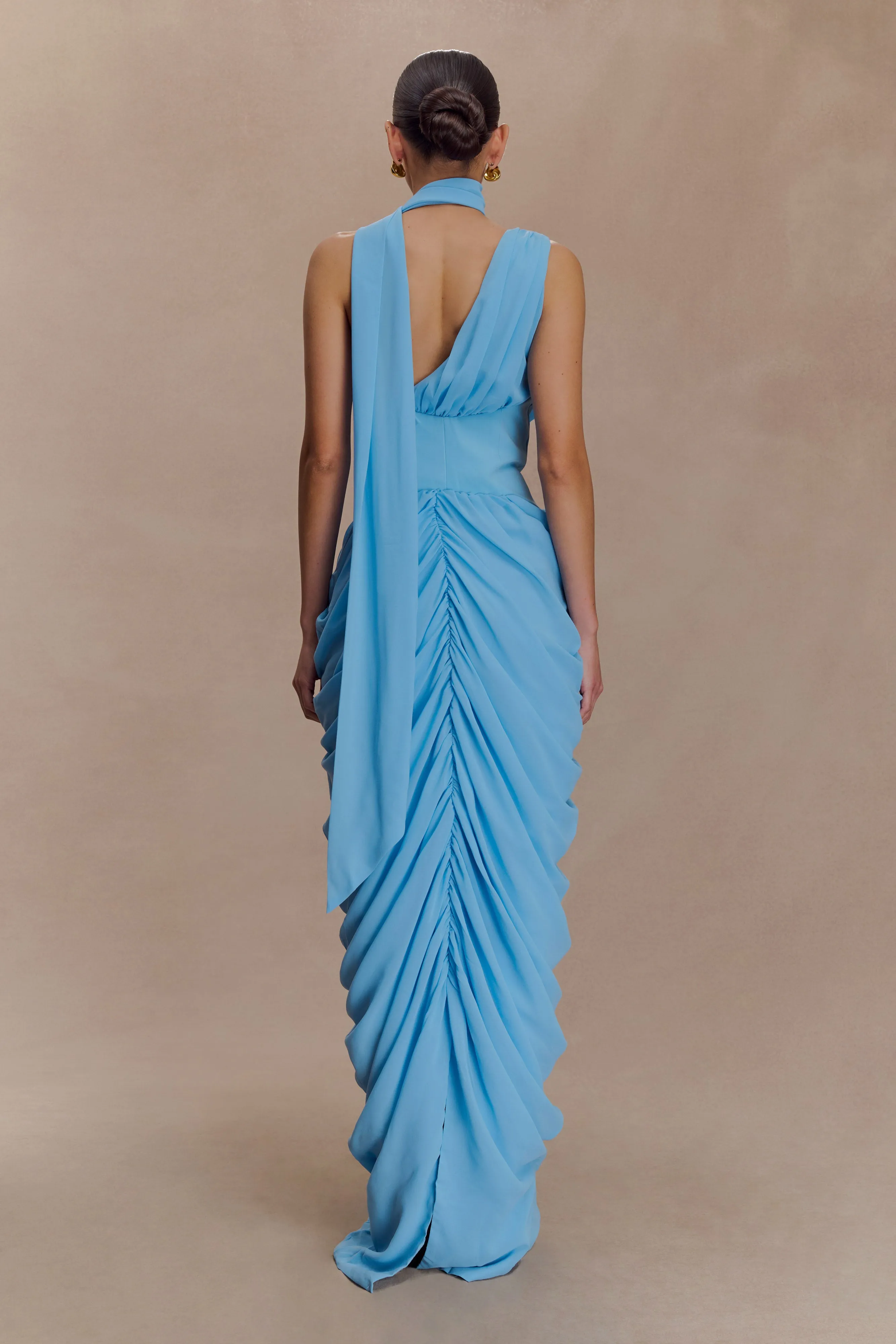 Alex Chiffon Maxi Dress - Blue Romantic Hour