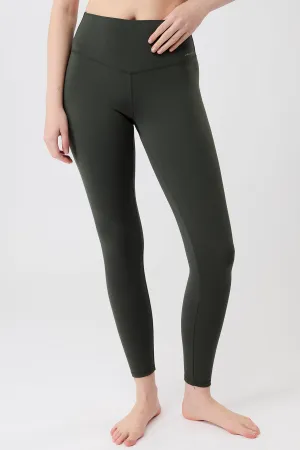 On Point Legging - Dark Olive Casual Day Luxury Choice Maternity Wear Wrinkle Resistant