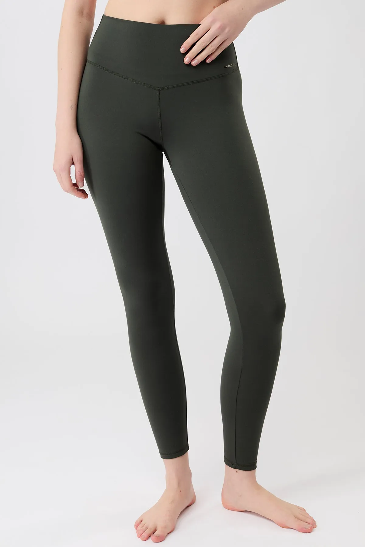 On Point Legging - Dark Olive Casual Day Luxury Choice Maternity Wear Wrinkle Resistant