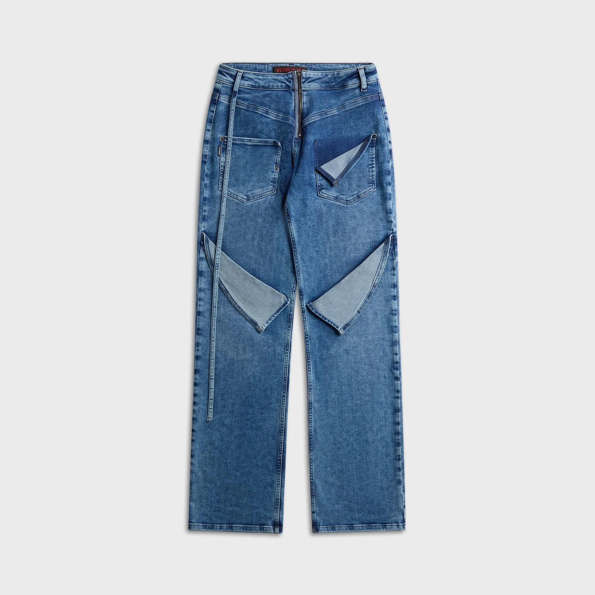 Tight Cut Relaxed Vibe Ottolinger Loose Fit Jeans - Blue Wash