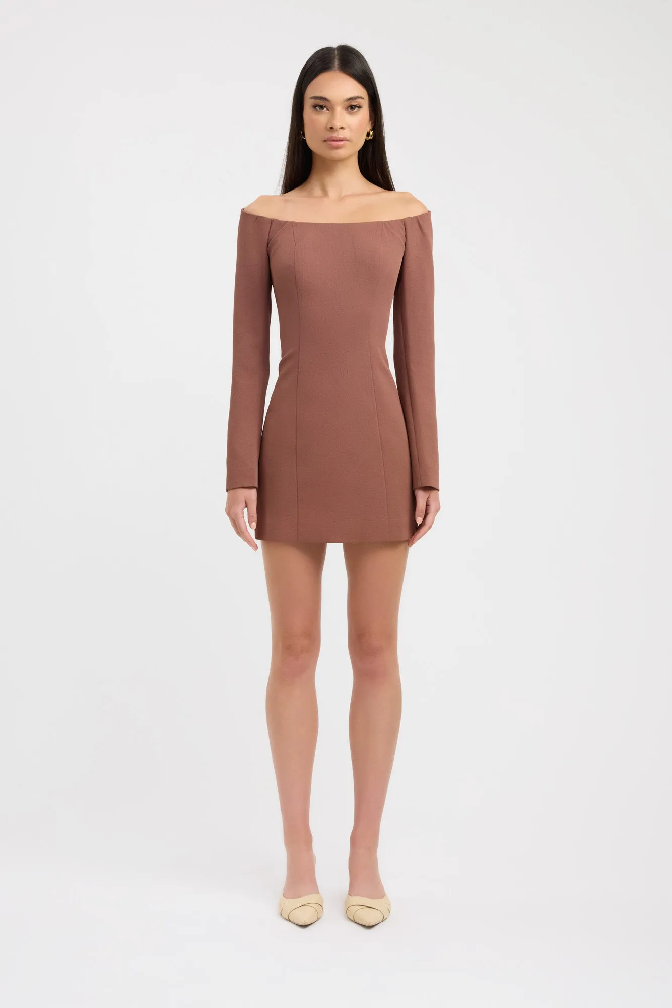 Oyster Long Sleeve Mini Dress Daily Comfort