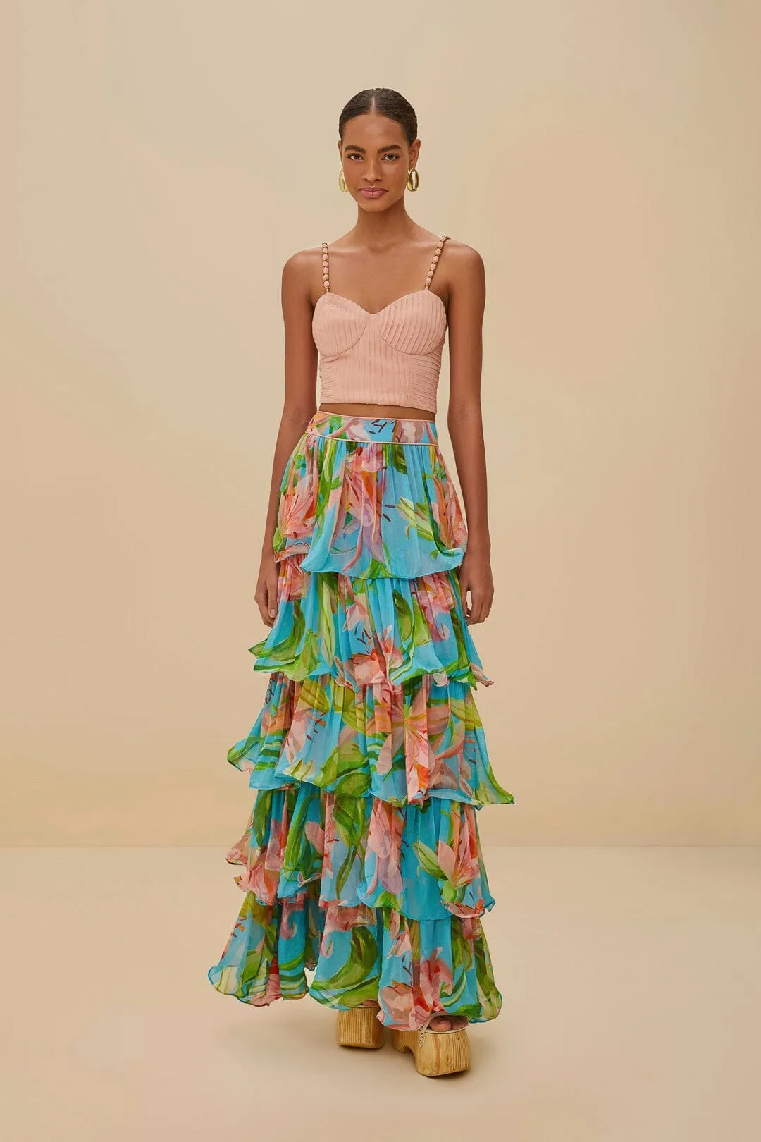 Pink Blush Corset Top CompactWeave