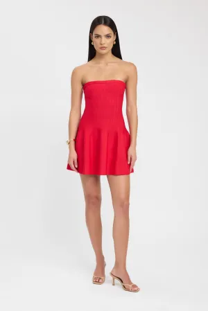 Belle Mini Dress Sleek Drape