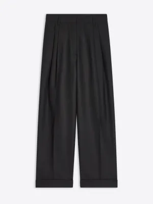 Comfy Flex Pleated wool pants