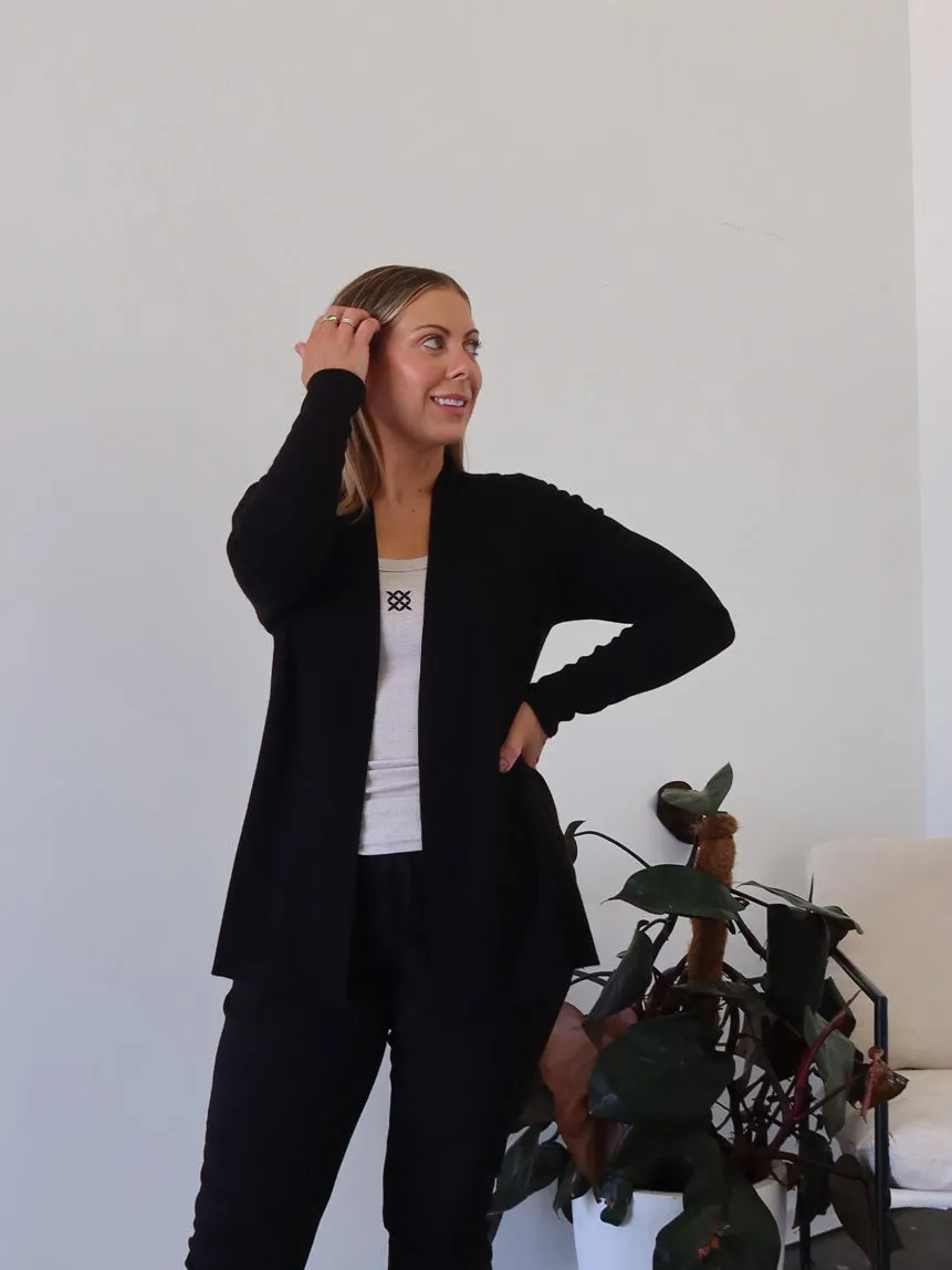 Porter Cardigan Hand Linked Seams