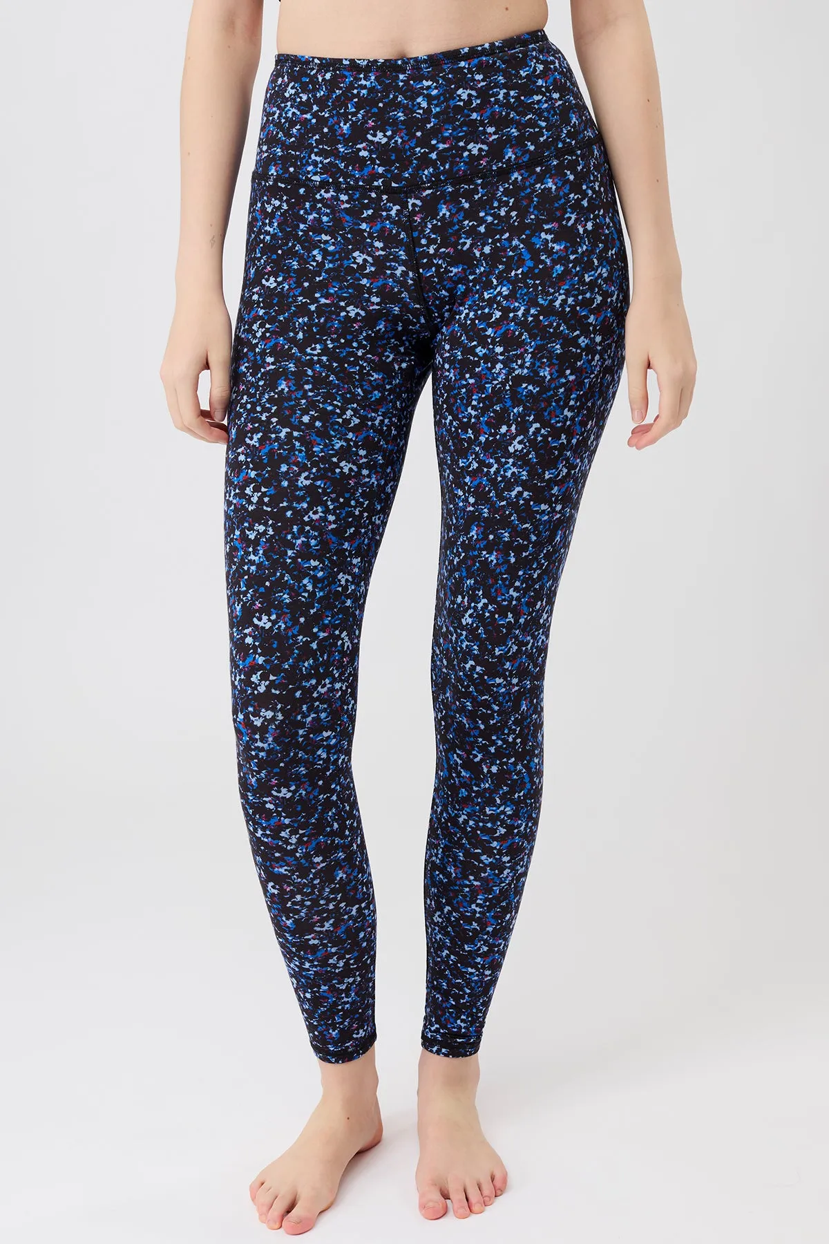 Printed Leggings - Twilight Garden For Men Double Layer