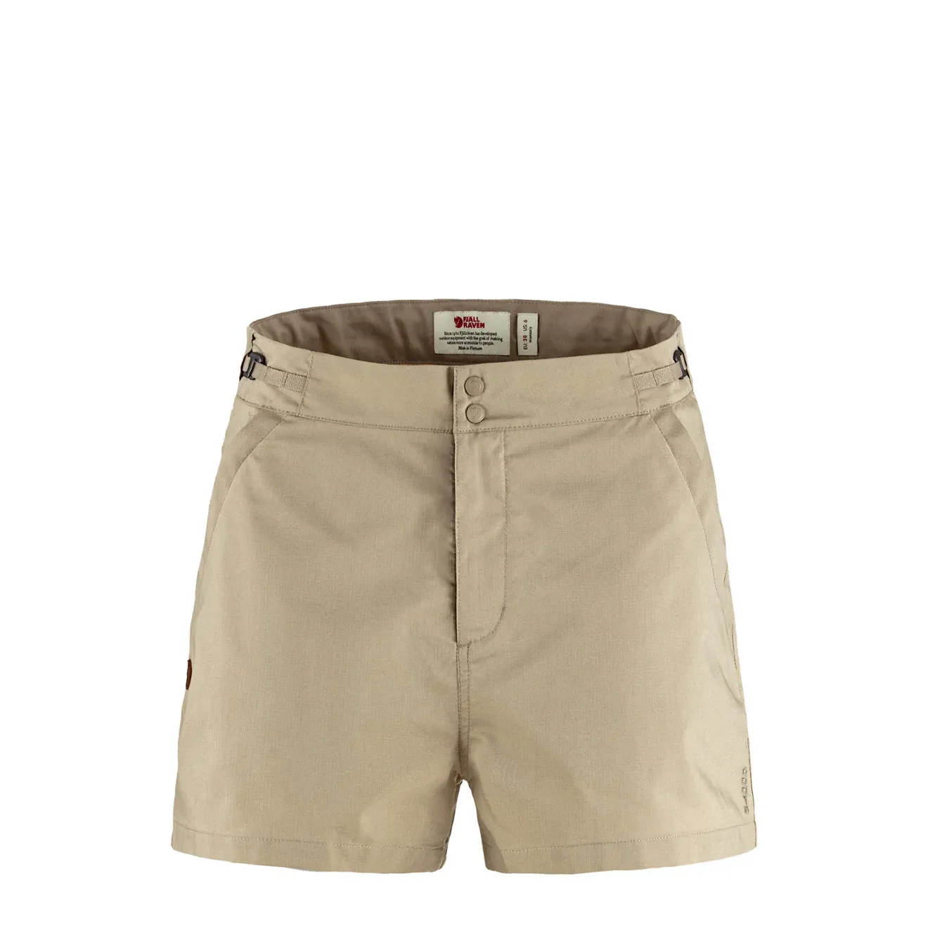 Fjallraven Womens Abisko Hike Shorts Fossil Casual Fit Wear Lounge Ready