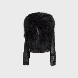 Mold resistant R13 Furry Shrunken Jacket - Black
