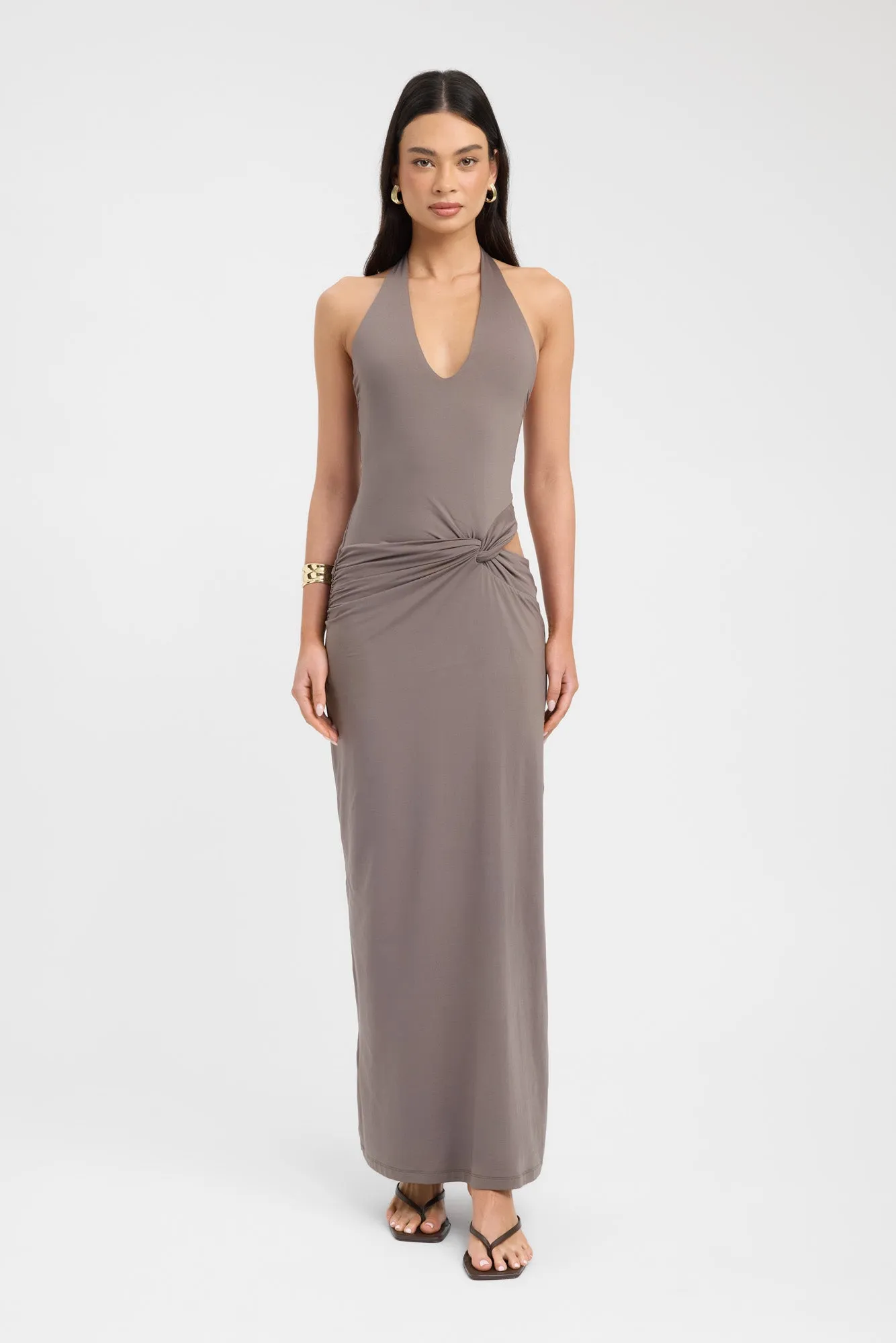 Rae Maxi Dress CrinkleResistantWeave Feminine full-length gown