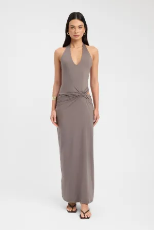 Rae Maxi Dress CrinkleResistantWeave Feminine full-length gown