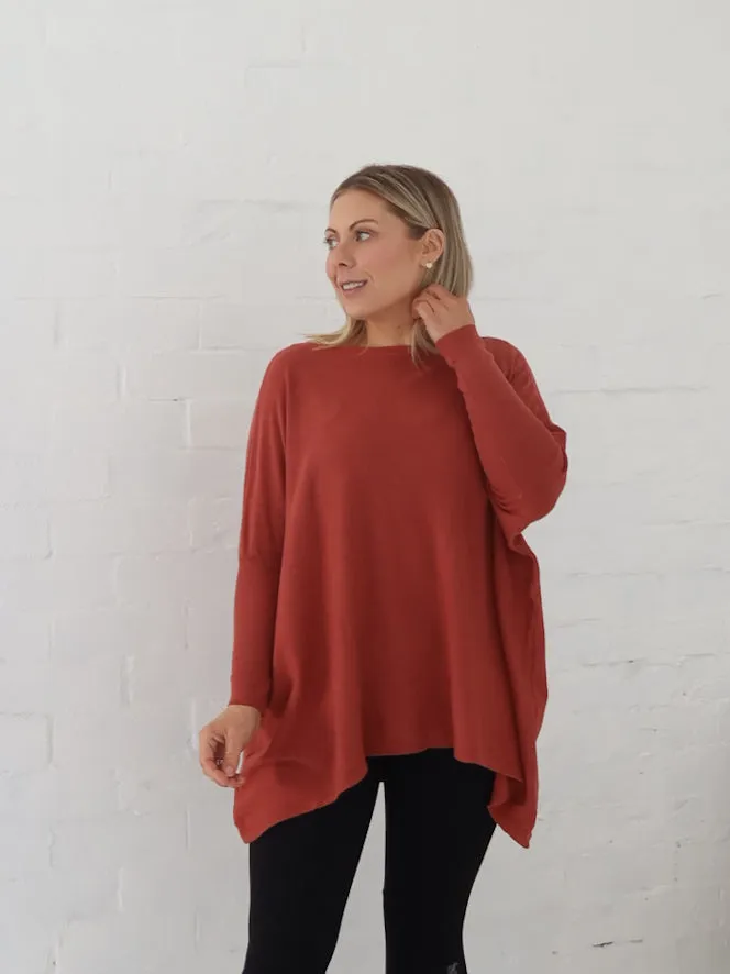 Scout Knit - Rust Home Outfit