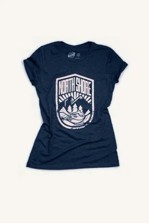 North Shore Crest T-shirt (Womens) OdorResistant