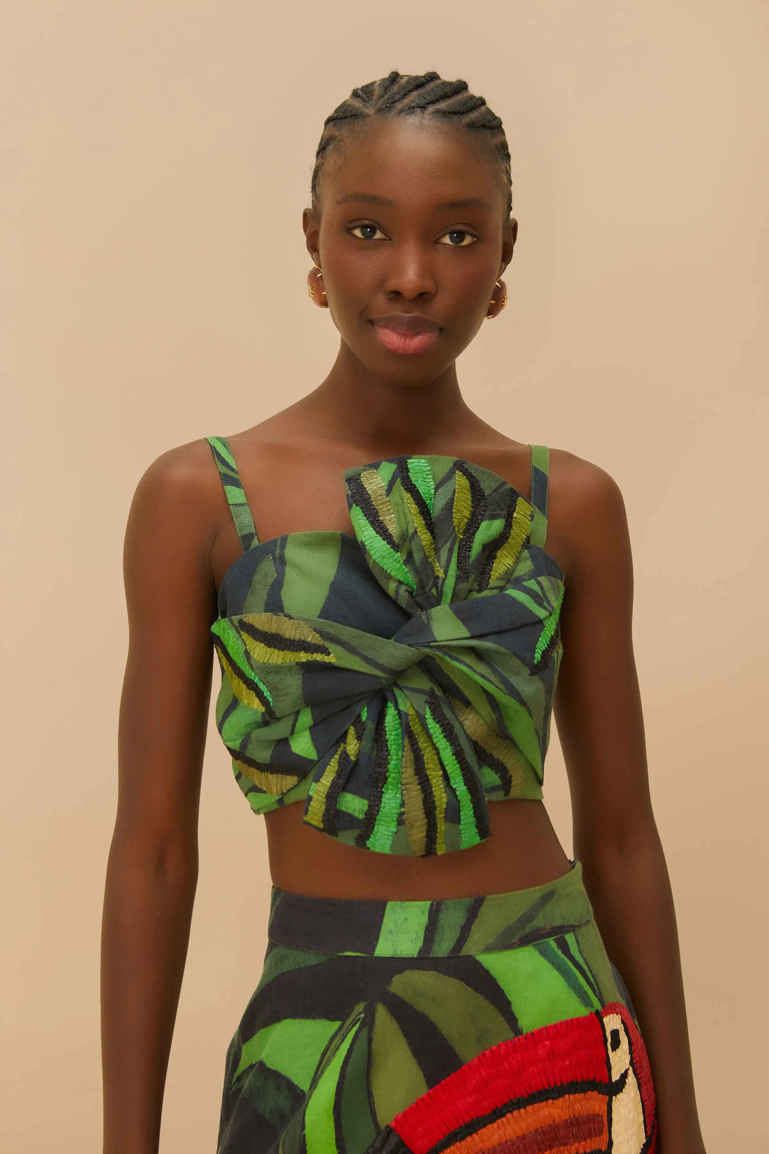 Cozy Dress Coconut Tree Flow Top