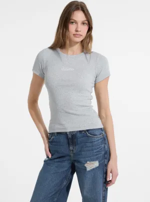 Guess Jeans Grey Slim T-Shirt Versatile and Stylish