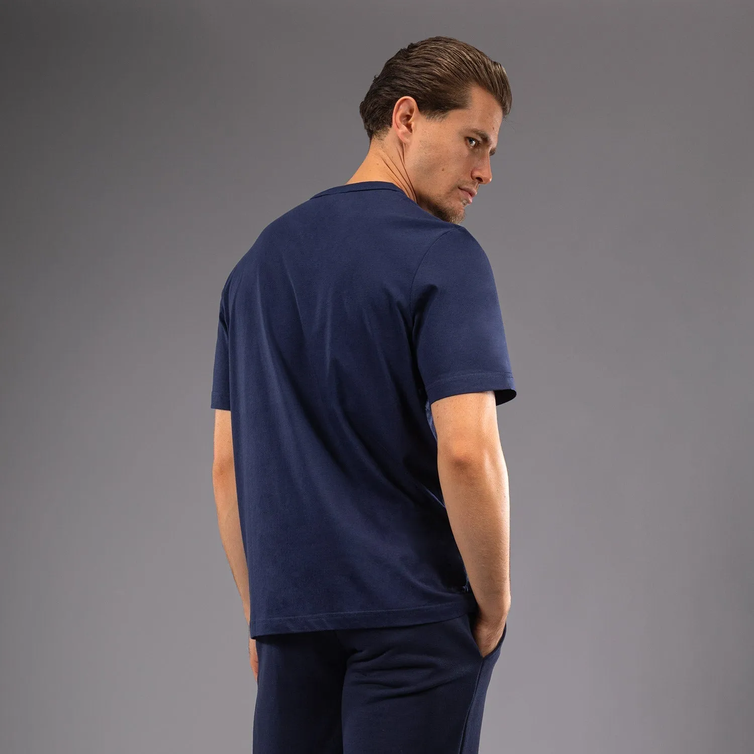 Venum Giant Connect T-Shirt - Navy Blue Everyday Look Lightweight Layer