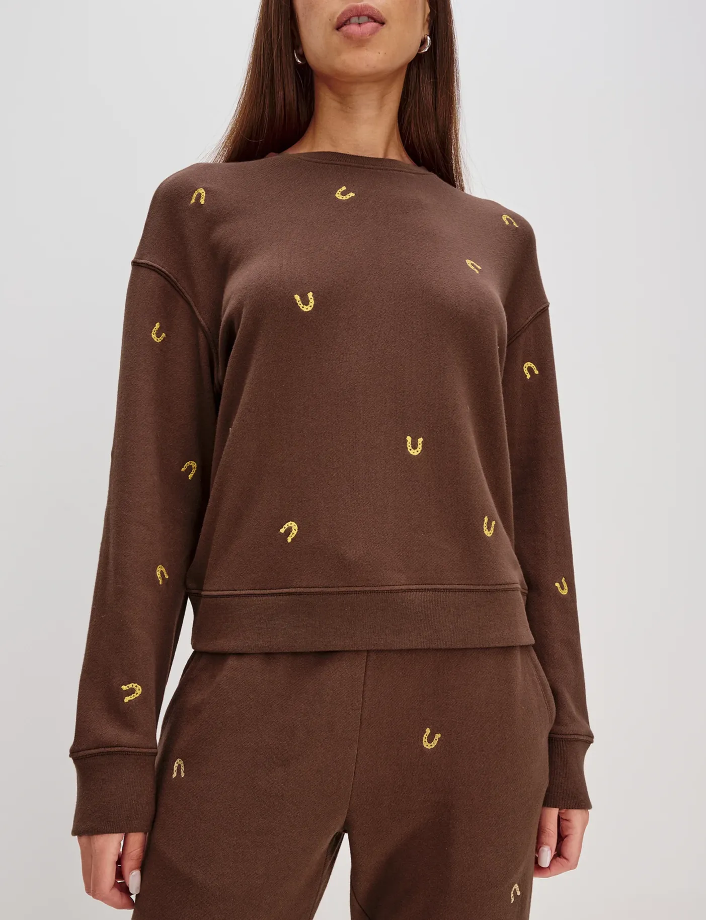 Simple Look Ramona Sweatshirt, Horseshoes