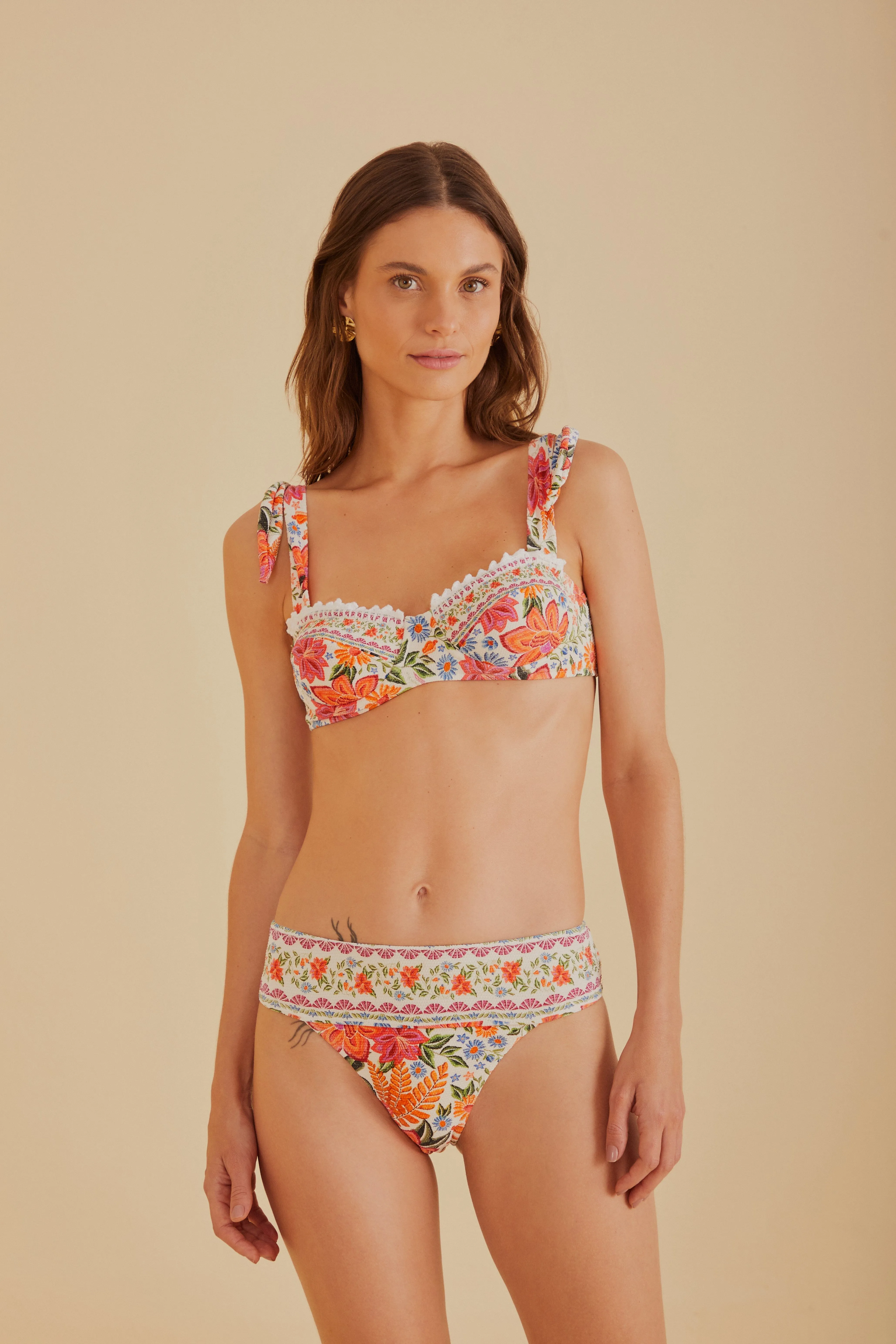 Bloom Garden Underwire Bikini Top LowMaintenanceFabric