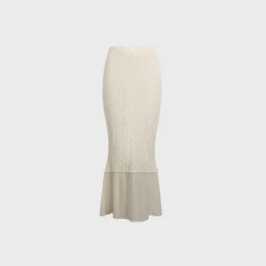 Clean Mood Cozy Edge Buci Equinox Skirt - Ivory