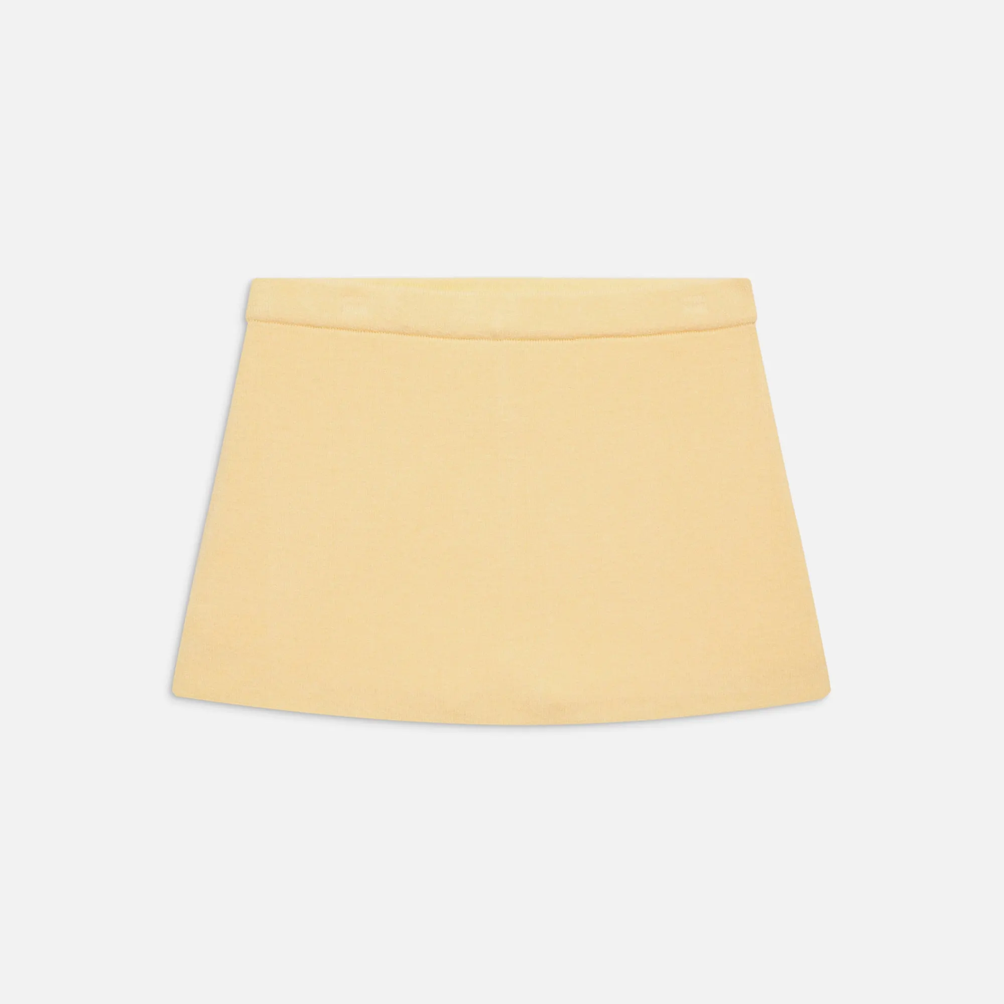 Frankies Bikinis Marialla Cloud Knit Skort - Vanilla Sugar High Density Weave