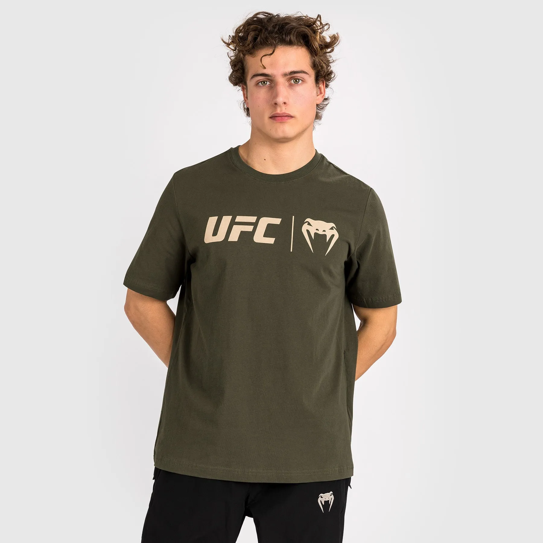 Easy Fit Wear anniversary UFC Venum Classic T-Shirt - Khaki/Bronze