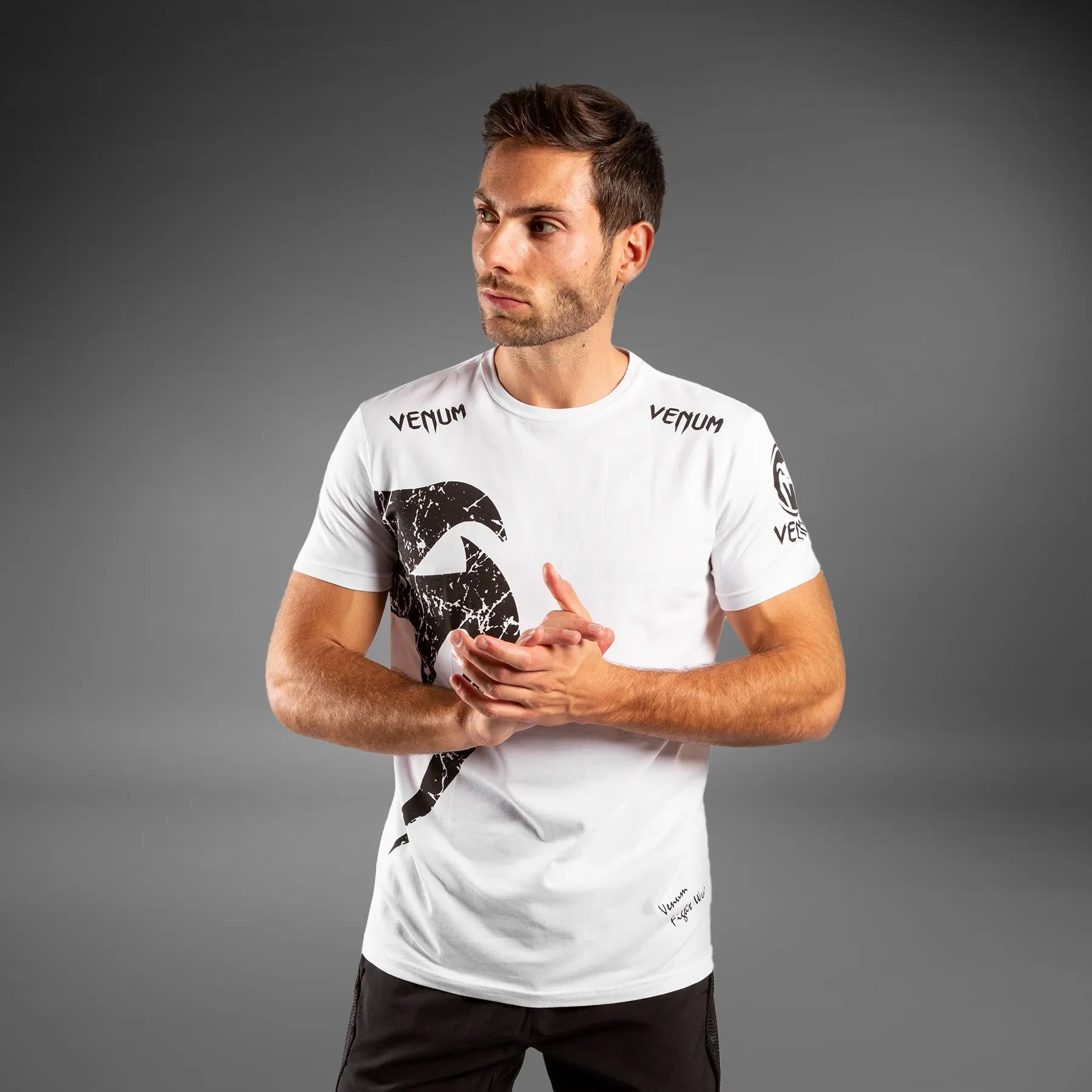 Casual Everyday Light and Cozy Venum Giant T-shirt - White
