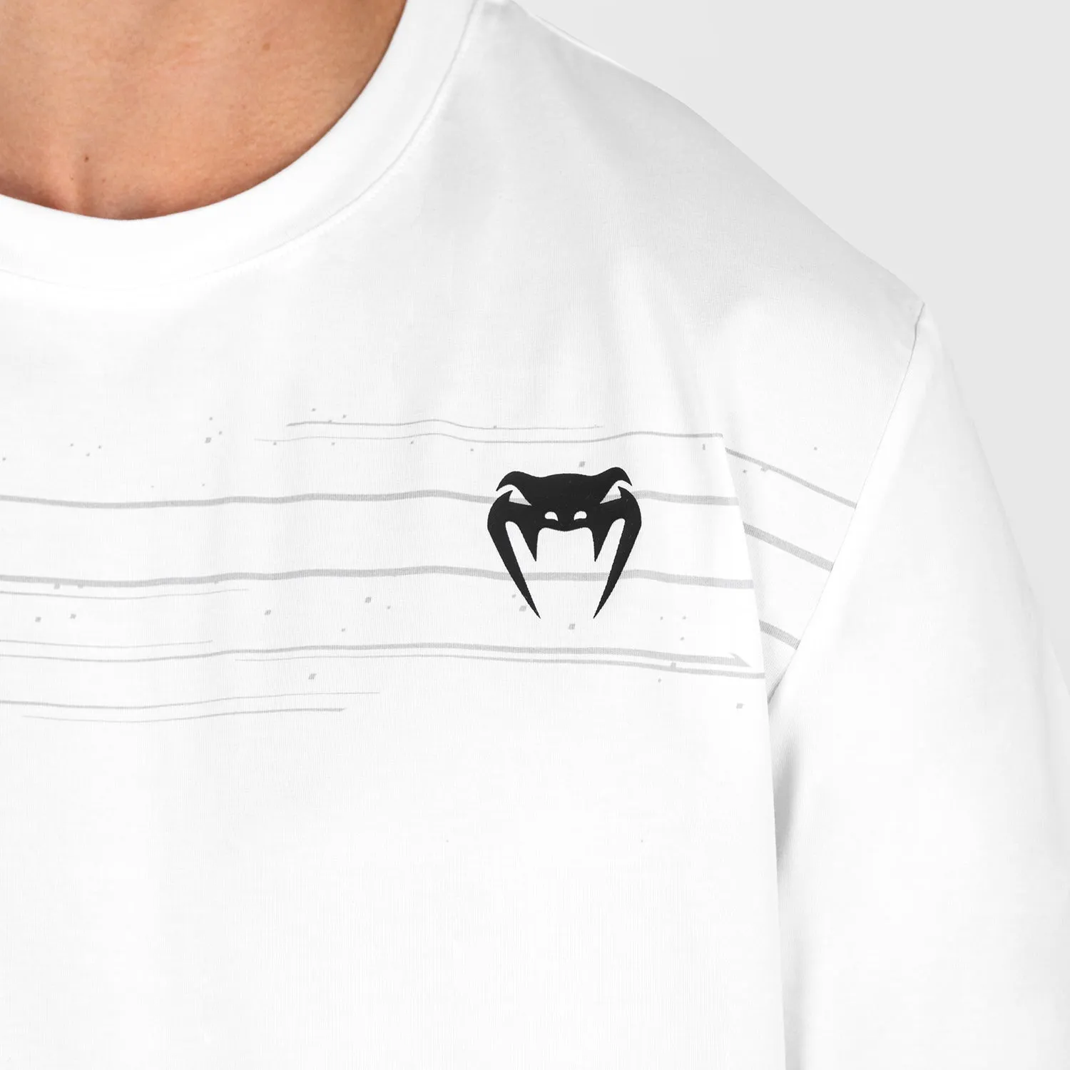 UFC Venum Performance Institute 2.0 Men??s T-Shirt - White Cozy Layering V neck style