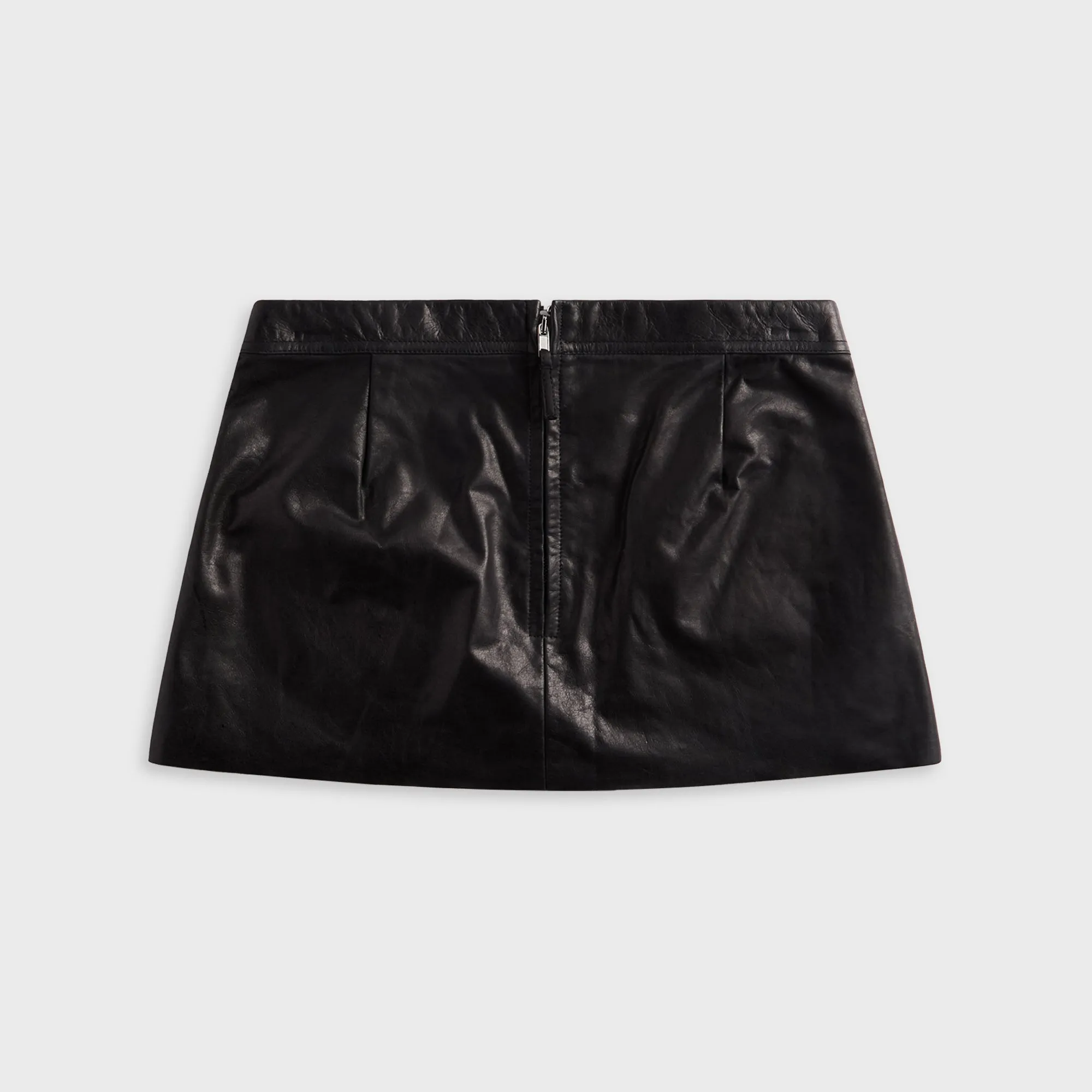 Rick Owens Fog Cutoff Mini Skirt - Black Comfy Wear Couture Inspired