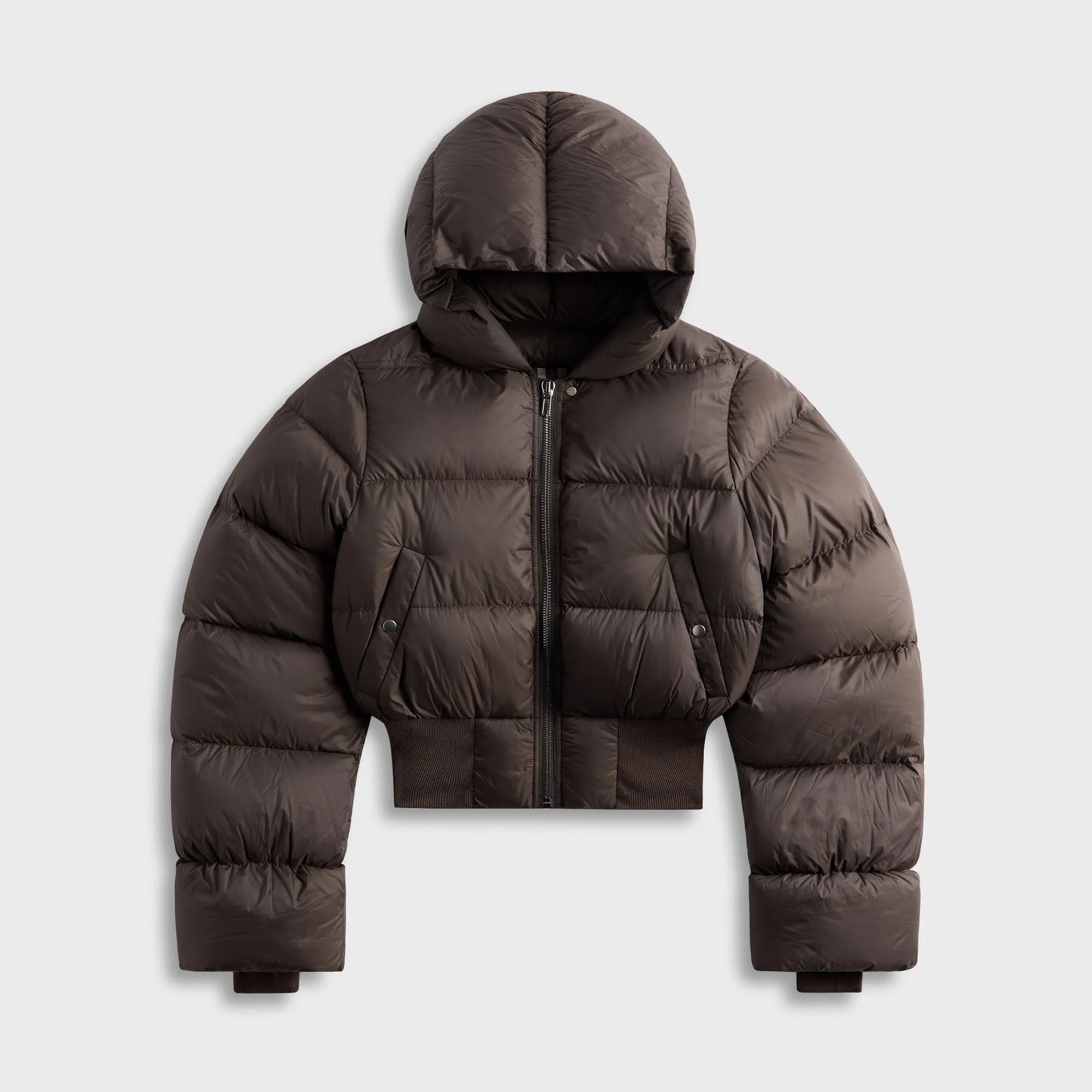 Long Lasting Shape Retention Rick Owens Giacca Hooded Jacket - Darkdust