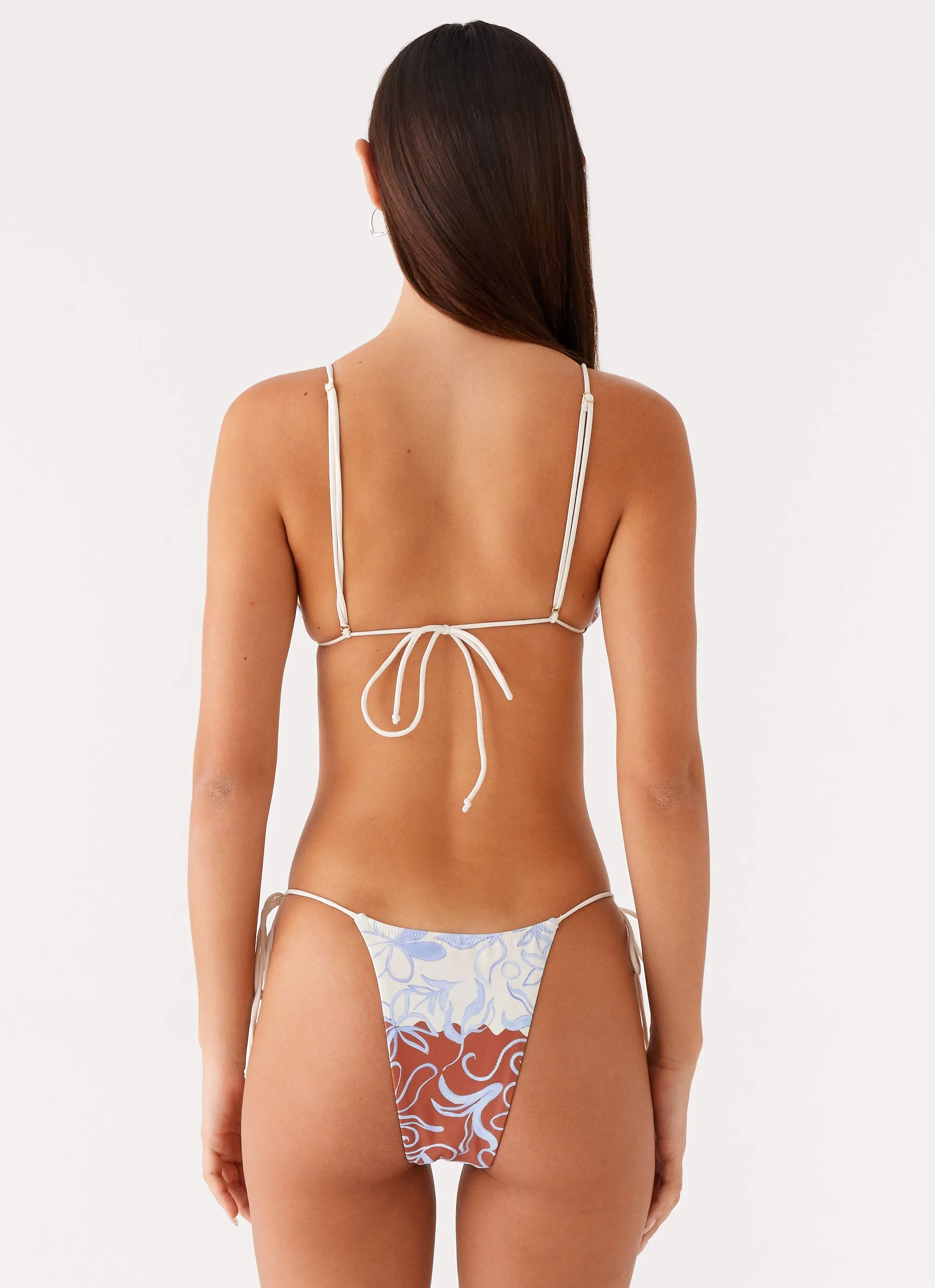 Ryland Bead Bikini Bottoms - Bloom Wave Print Water Gear