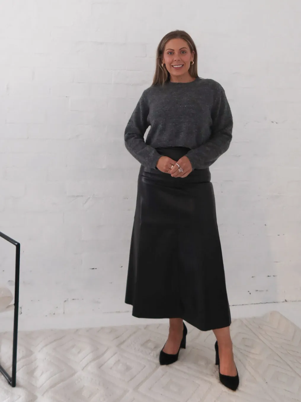 Saffy Skirt - Black Eco Friendly Dye