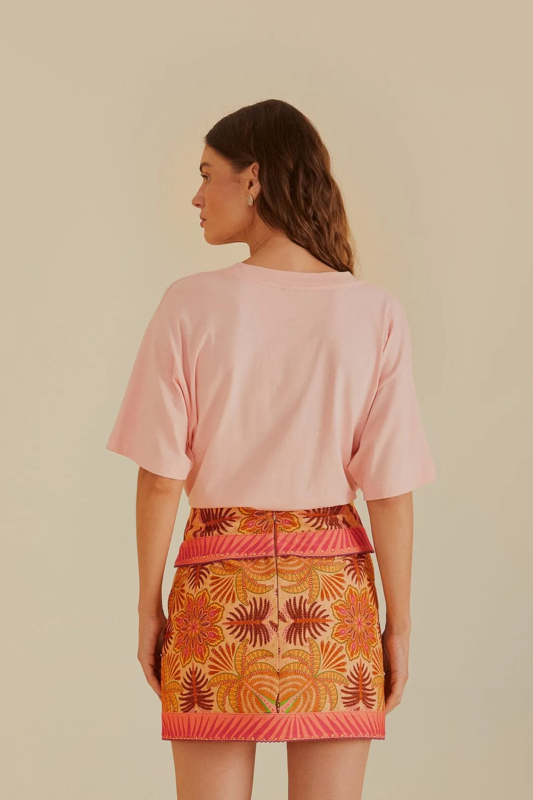 Sand Palm Scarf Skirt All Day Look Non Irritating Seams