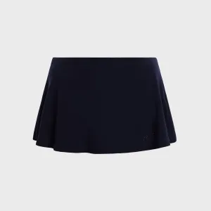 Sandy Liang Mondo Skort - Navy Mix Texture