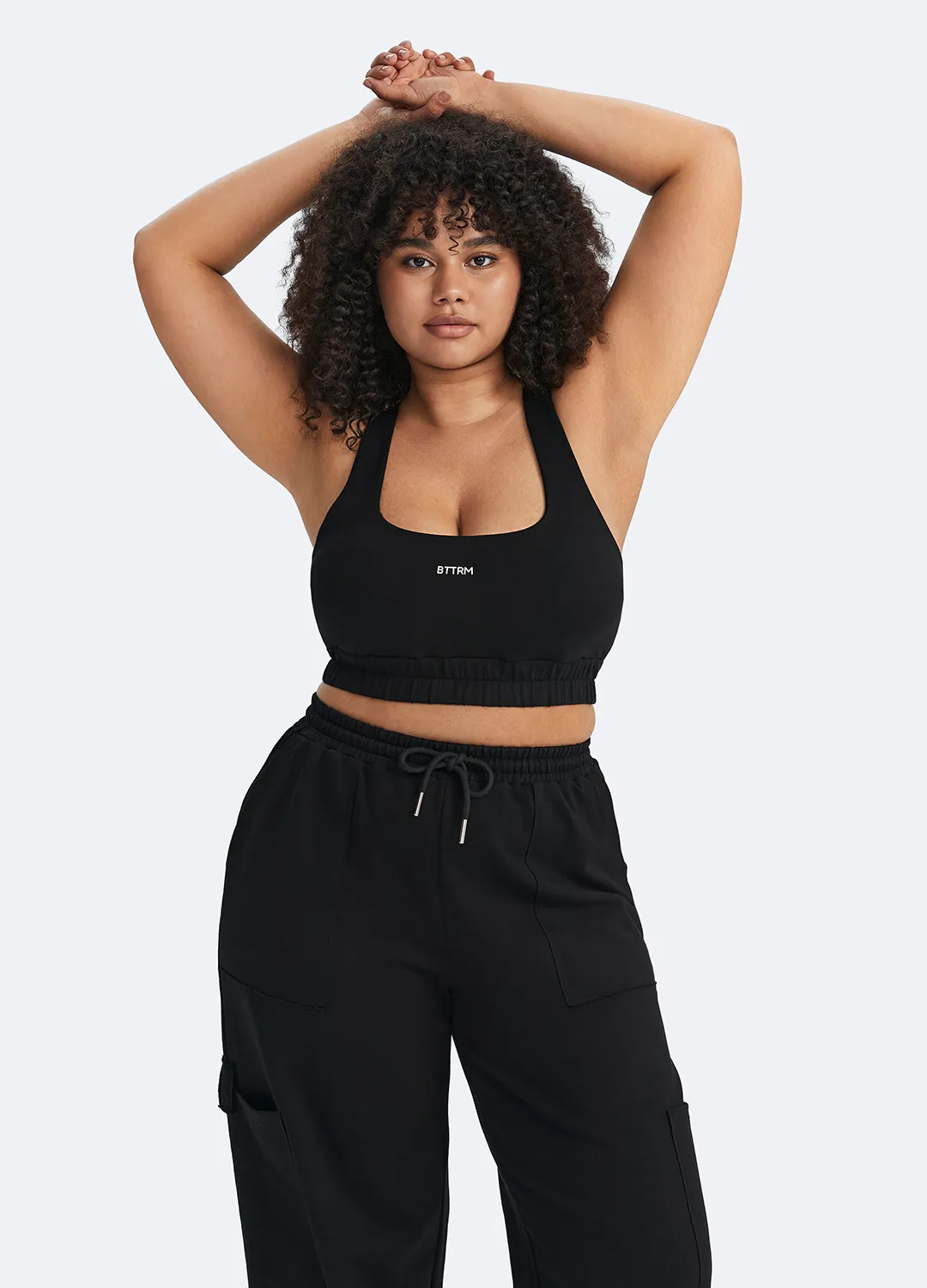 elastic waistband Active Lifestyle Scoop Neck Racerback Bra