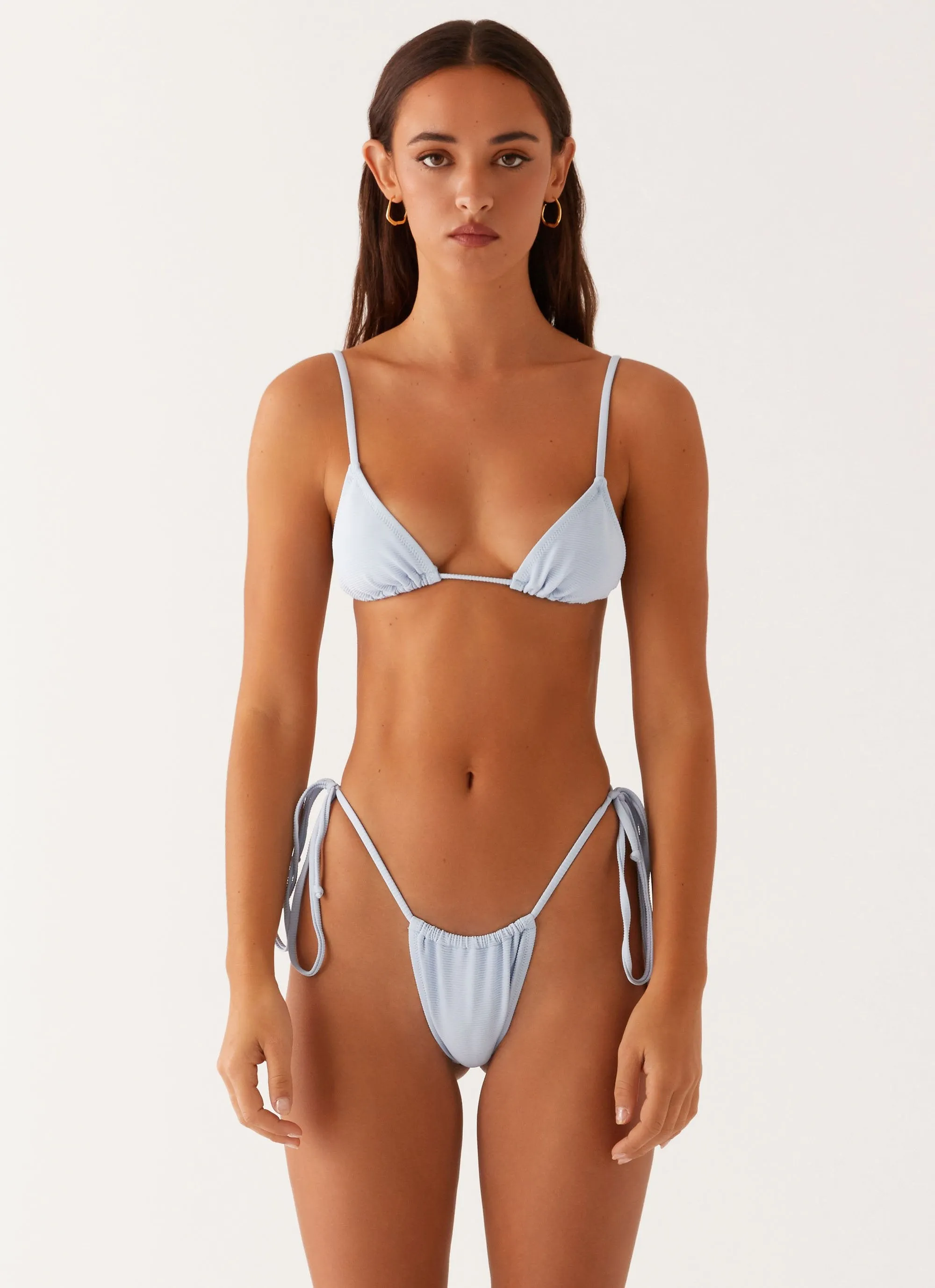 Seaside Vacation chlorine resistant Calista Bikini Top - Blue