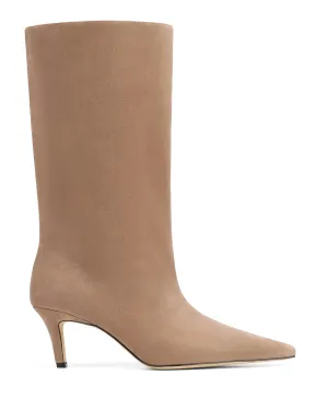 Tilda Snip Beige Suede Ultra Comfort