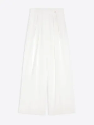 Soft Touch Material Quick Access Zippers Wide pleated pants