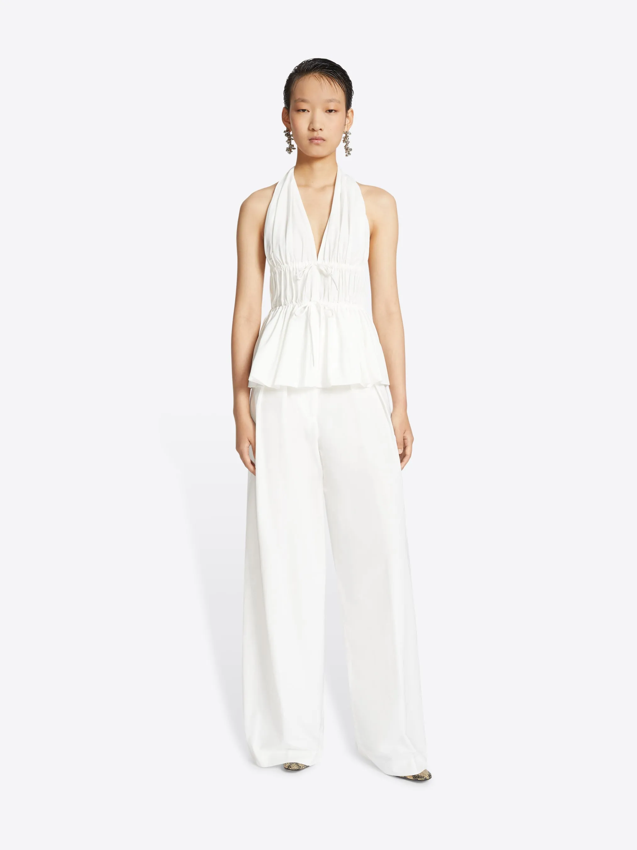 Timeless Wear Comfy Look Wide pleated pants
