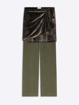 Daily Comfort Fit Day To Night Printed skirt pants