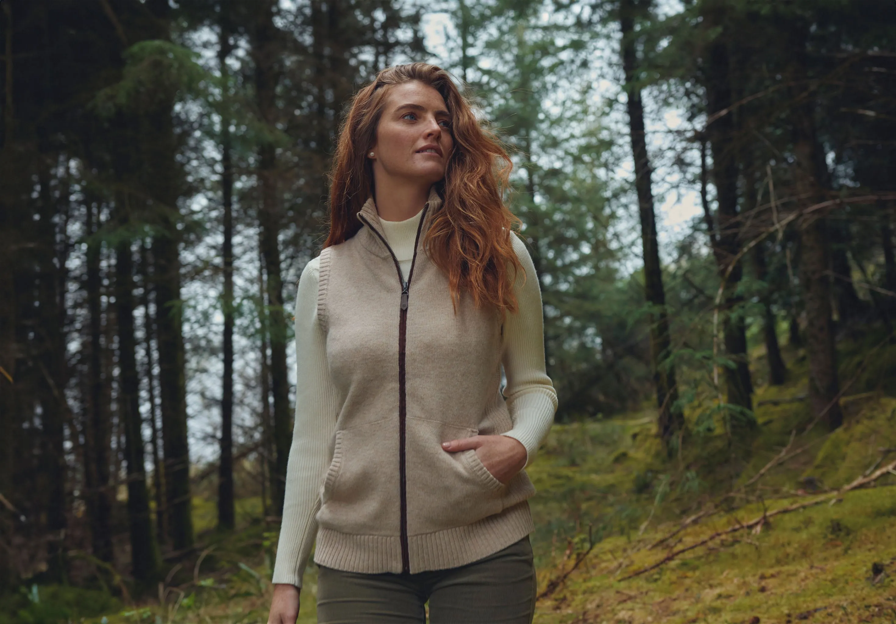 Sheedy Bodywarmer - Oat Temperature Regulating Lining