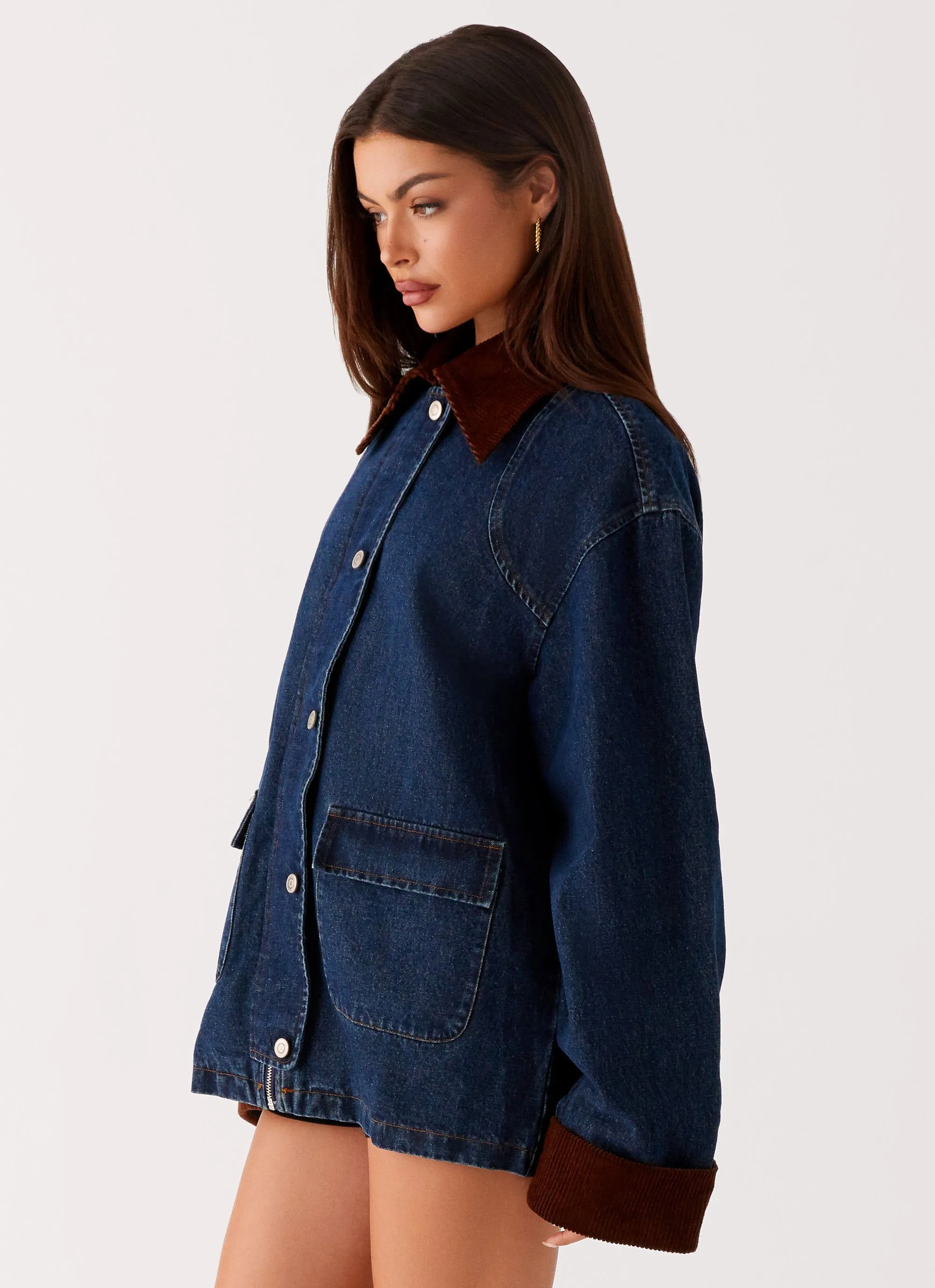 Koda Denim Jacket - Indigo All Weather Piece VentilatedPanels