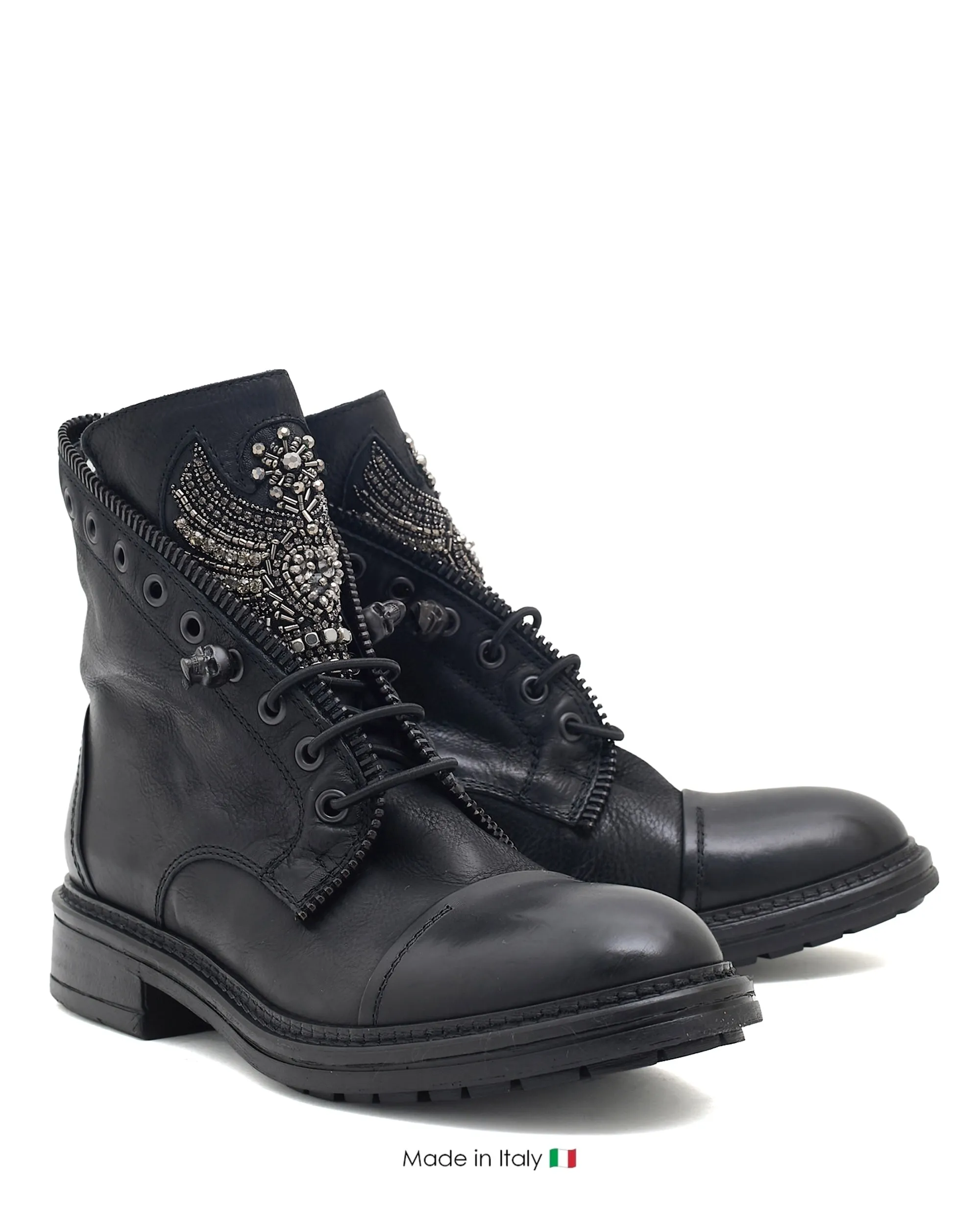Shiloh Combat Boot Nero Office Smart